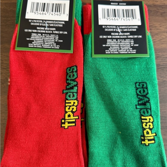 Tipsyelves Christmas Socks - Picture 2 of 3